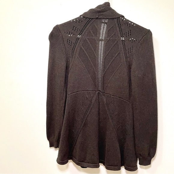 Evolution by Cyrus Cardigan Cotton/ Cashmere Size XS - Picture 3 of 7